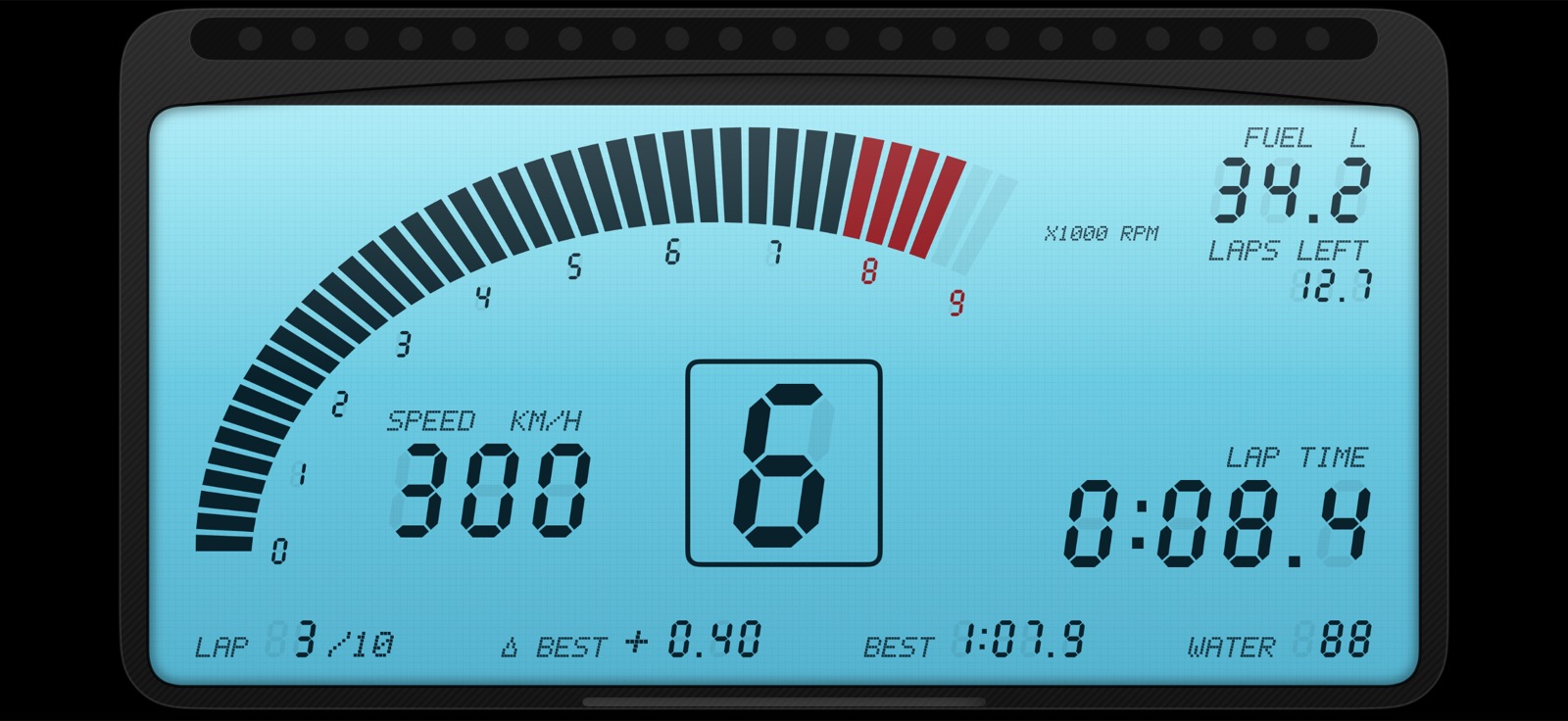 Retro LCD design